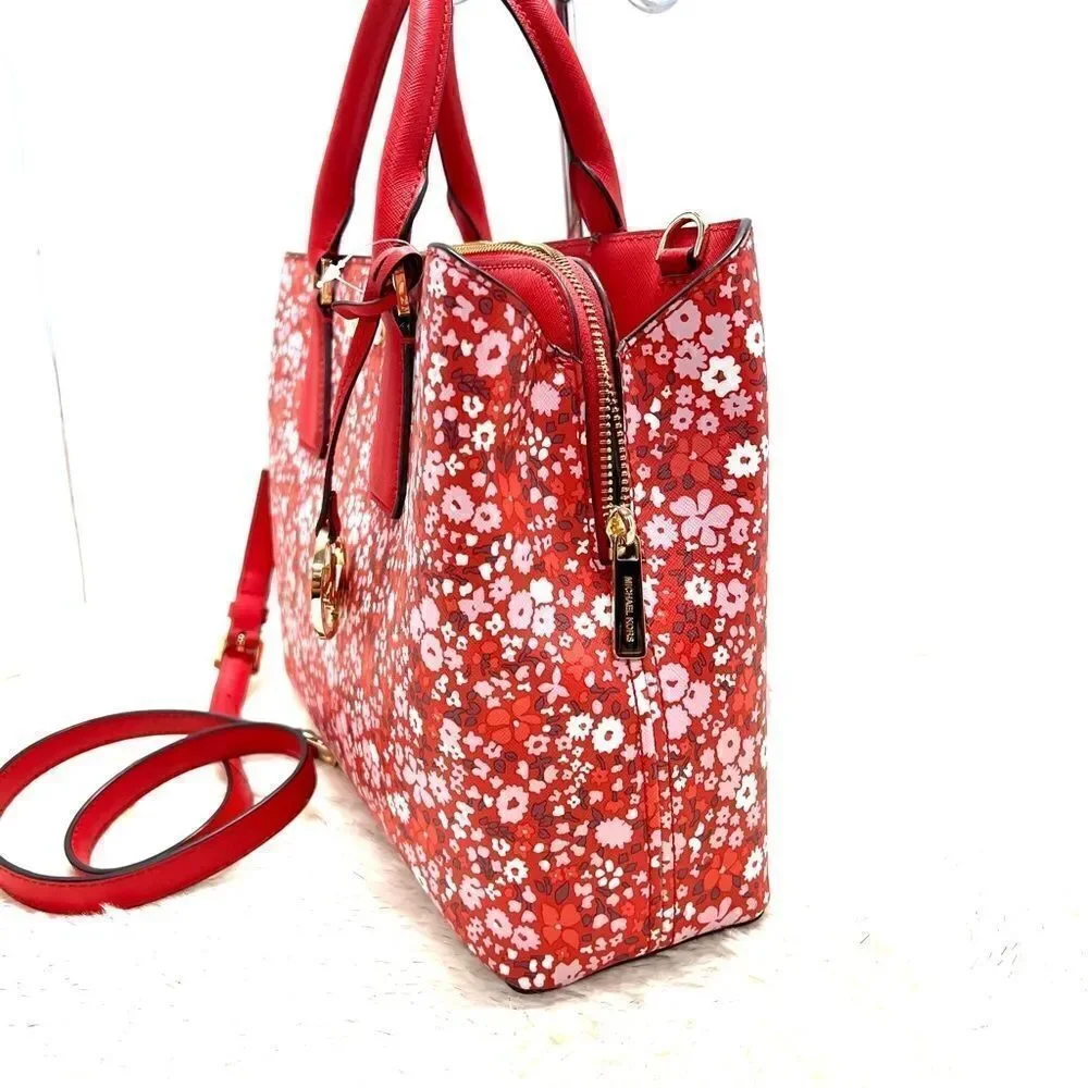 🔥🎁NWT! Michael Kors CAMILLE Large Satchel Handbag Msrp:$368.00